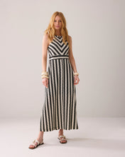 Load image into Gallery viewer, Summum Zig Zag Crochet Dress
