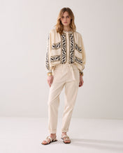 Load image into Gallery viewer, Summum Embroidered Blouse in Cream
