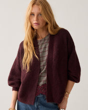 Load image into Gallery viewer, Summum Dark Burgundy Soft Cardigan

