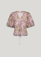Load image into Gallery viewer, Summum Bow Tie Print Blouse
