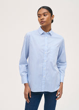Load image into Gallery viewer, Rosso35 Blue Stripe Shirt
