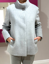 Load image into Gallery viewer, Cinzia Rocca Short Wool Coat in Silver
