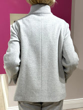 Load image into Gallery viewer, Cinzia Rocca Short Wool Coat in Silver
