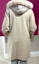 Load image into Gallery viewer, Cinzia Rocca Alpaca Wool Parka in Sand
