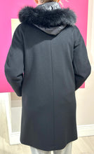 Load image into Gallery viewer, Cinzia Rocca Alpaca Wool Parka in Black
