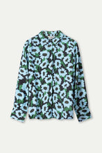 Load image into Gallery viewer, Pom Wild Flowers Blue Blouse
