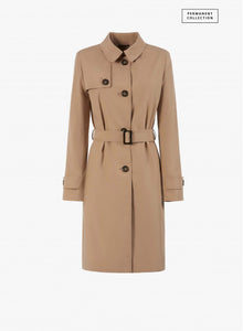 Cinzia Rocca double Breasted Overcoat with Shirt Collar