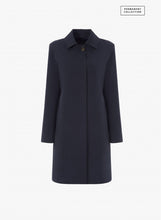 Load image into Gallery viewer, Cinzia Rocca Single Breast Overcoat with Shirt Collar in Navy

