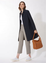 Load image into Gallery viewer, Cinzia Rocca Single Breast Overcoat with Shirt Collar in Black
