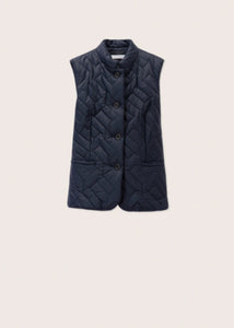 Rosso35 Sand Quilted Gilet