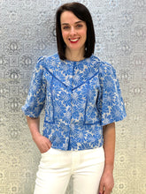 Load image into Gallery viewer, Suncoo Liam Blouse in Blue
