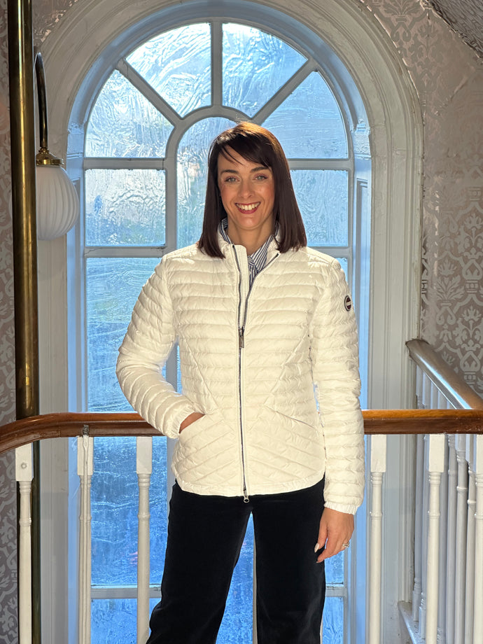 Colmar Lightweight Down Jacket in White