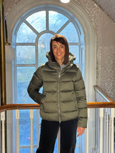 Load image into Gallery viewer, Colmar Down Jacket with Detachable Hood in Green
