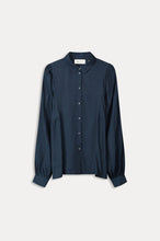 Load image into Gallery viewer, Pom Sparkle Midnight Blue Blouse
