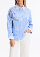 Load image into Gallery viewer, Leo &amp; Ugo Shirt in Blue/White

