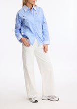 Load image into Gallery viewer, Leo &amp; Ugo Shirt in Blue/White
