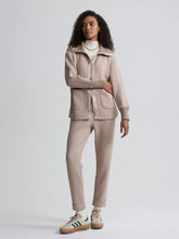 Load image into Gallery viewer, Varley Niamh Zip Through in Light Taupe
