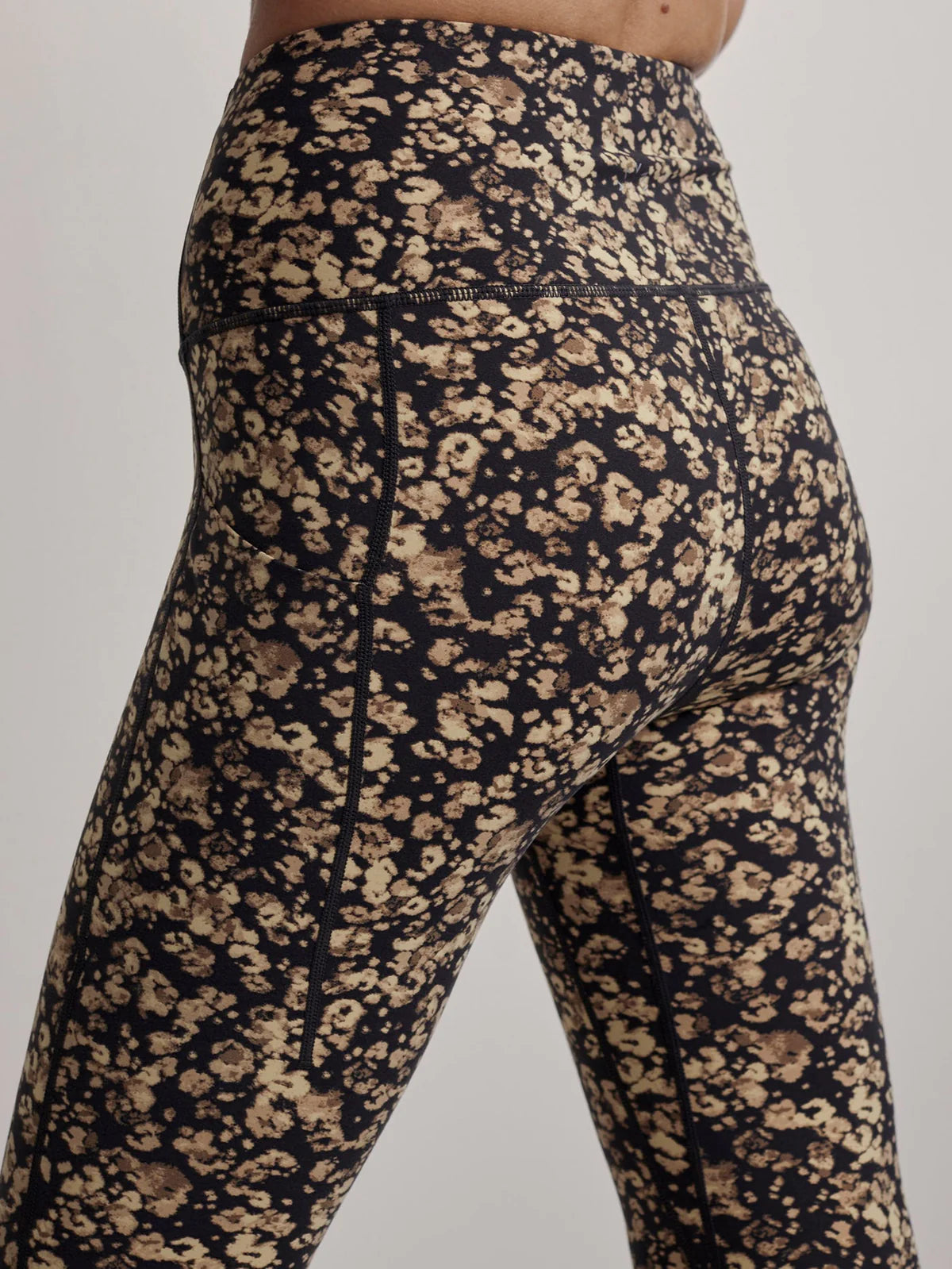 Brown Form 25'' animal-print leggings, Varley