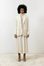 Load image into Gallery viewer, Peserico Assymetrical Midi Skirt in Wool White
