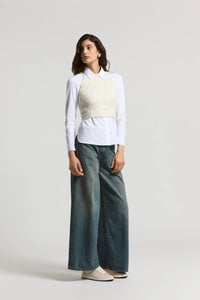 Peserico Stretch Cotton Poplin Shirt in White