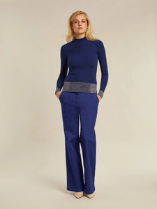 Beaumont Lucas Sweater in Blue