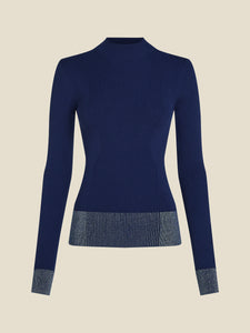 Beaumont Lucas Sweater in Blue