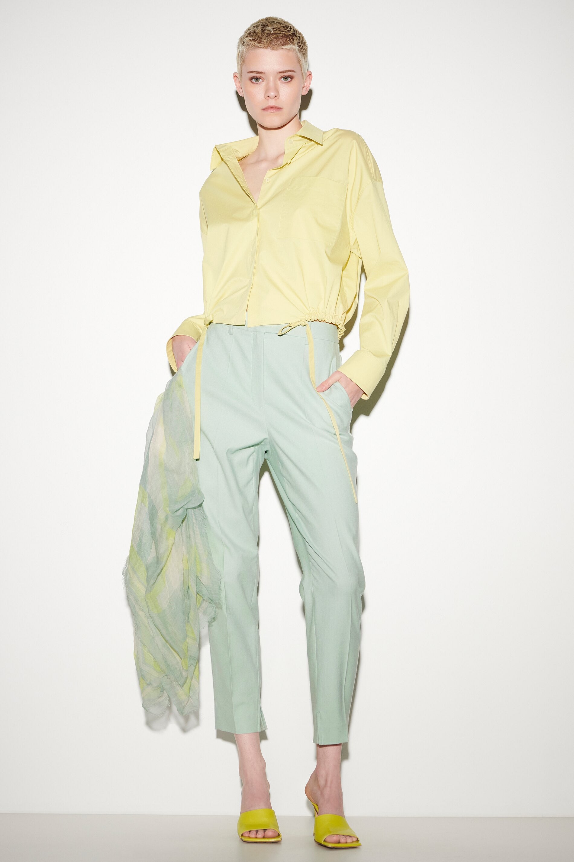 Pantalones bicolor L0102C LENI