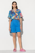 Load image into Gallery viewer, Luisa Cerano Blouse with Caribbean Print
