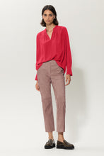 Load image into Gallery viewer, Luisa Cerano Blouse with Pleat Details
