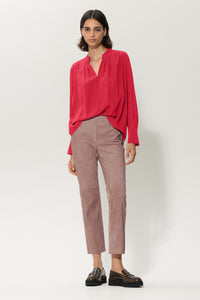 Luisa Cerano Blouse with Pleat Details