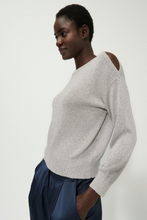 Load image into Gallery viewer, Luisa Cerano Cut Out-Sweater with Shimmer
