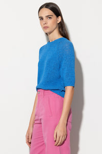 Luisa Cerano Short-Sleeved Pullover