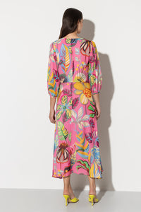 Luisa Cerano Dress with Caribbean Print