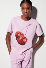 Load image into Gallery viewer, Luisa Cerano T-Shirt with Cherry Print
