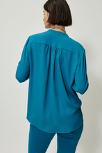 Load image into Gallery viewer, Luisa Cerano Silk Blend Tunic Shirt
