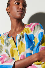 Load image into Gallery viewer, Luisa Cerano Tunic Blouse with Ethnic Print
