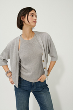 Load image into Gallery viewer, Luisa Cerano Turtleneck Top with Shimmer
