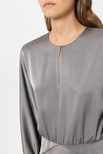 Load image into Gallery viewer, Luisa Cerano Maxi Shiny Look Dress
