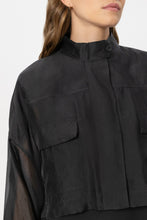 Load image into Gallery viewer, Luisa Cerano Mesh Shirt Jacket
