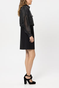 Luisa Cerano Mesh Shirt Jacket