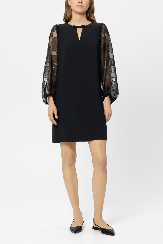 Luisa Cerano Midi Dress with Detail