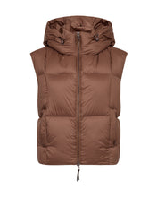 Load image into Gallery viewer, Mos Mosh Kiara Tally Down Vest in Downtown Brown
