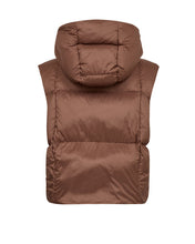 Load image into Gallery viewer, Mos Mosh Kiara Tally Down Vest in Downtown Brown

