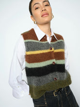Load image into Gallery viewer, Mos Mosh Esti Knit Vest in Rosin
