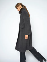 Load image into Gallery viewer, Mos Mosh Alva Loisa Mock Neck Coat in Antracite
