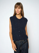 Load image into Gallery viewer, Mos Mosh Almine Thora Knit Vest in Navy
