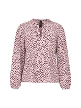 Load image into Gallery viewer, MarcCain Polka Dot Print Blouse in Chalk Pink
