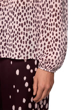 Load image into Gallery viewer, MarcCain Polka Dot Print Blouse in Chalk Pink
