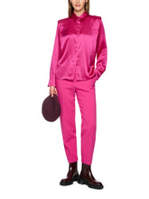 Load image into Gallery viewer, MarcCain Luxurious Silk Blouse in Very Berry
