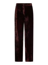 Load image into Gallery viewer, MarcCain Warri Velvet Trousers in Vinewasting
